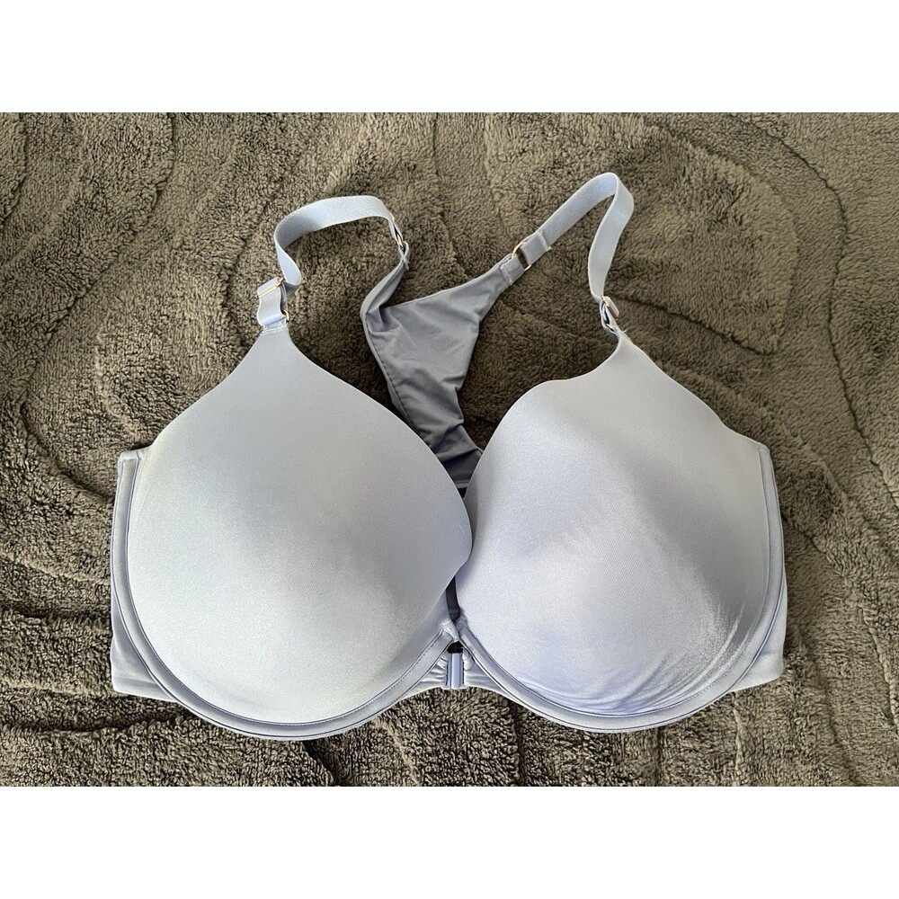 New Women's Smart & Sexy Underwired Padded Lined T-Shirt Bra Blue 38DD
